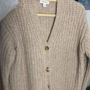 Nordstrom Women's Tan Knit Cardigan